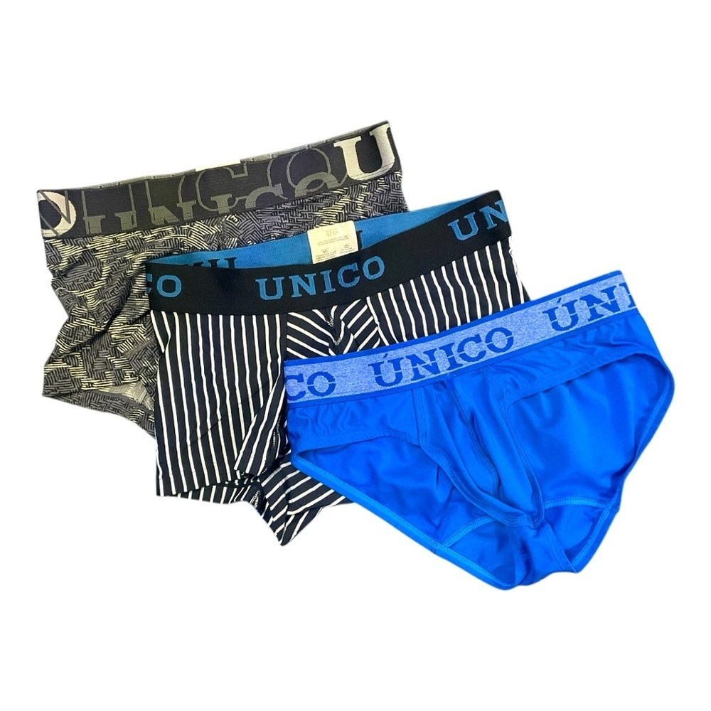Unico Men’s‎ Underwear bundle of 3 Size Small